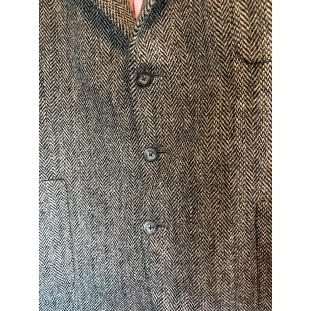 Vintage Harris‎ Tweed x Hunt Club Pure Scottish Wool Blazer Jacket 46 Regular